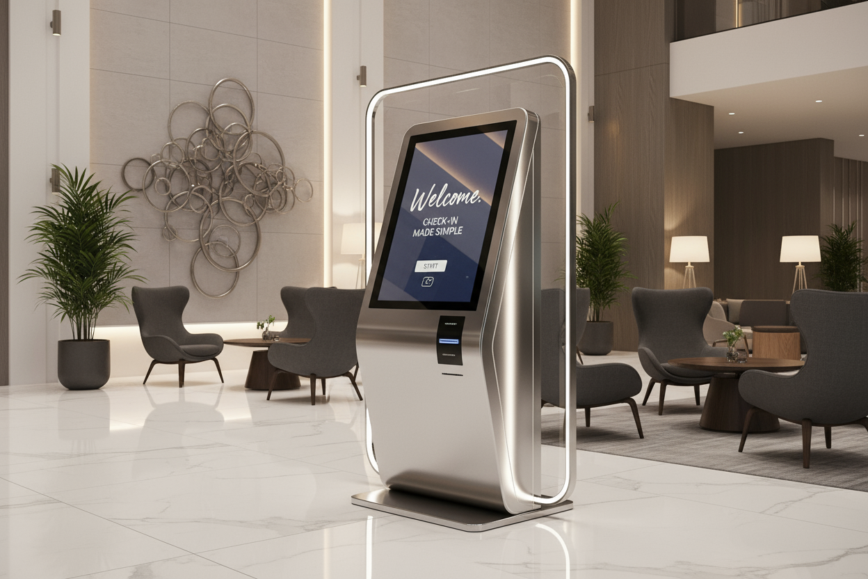 Smart hotel Lobby Kiosk